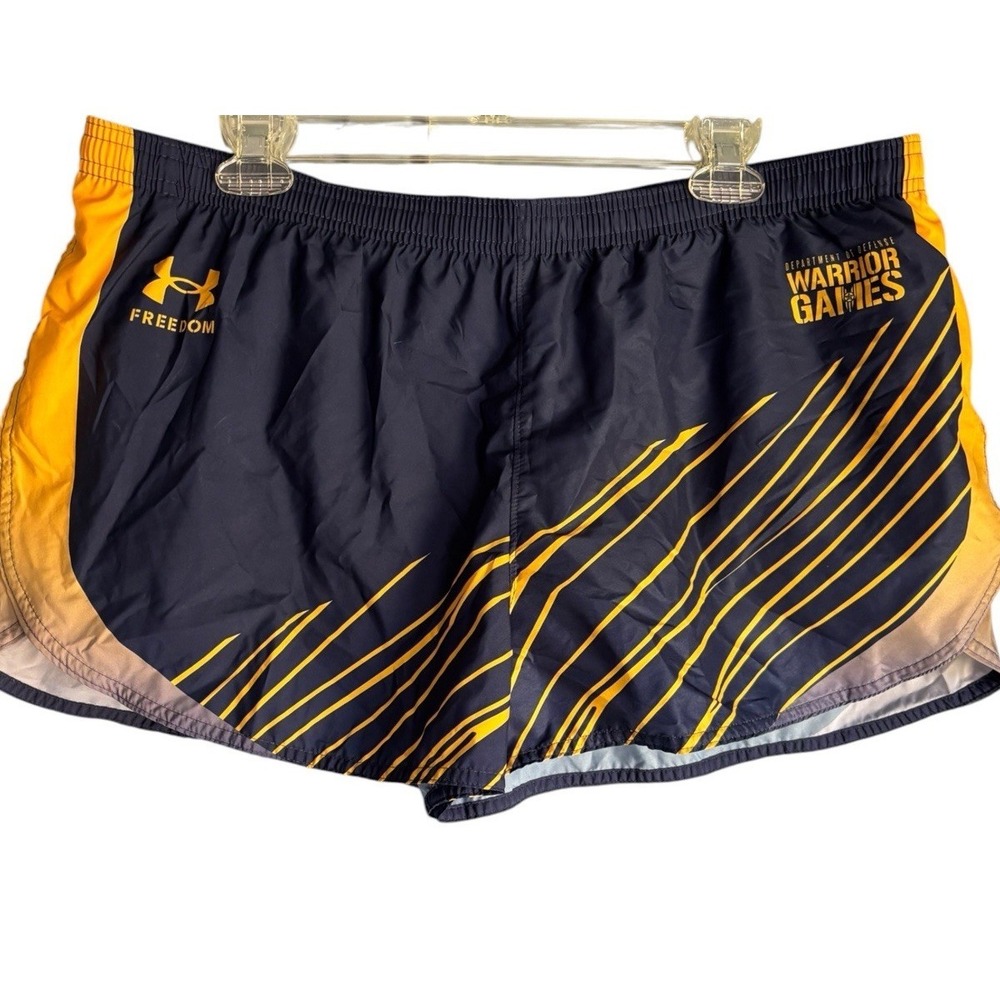 Under Armour Freedom Dept Defense Warrior Games Womens 2XL Running Shorts